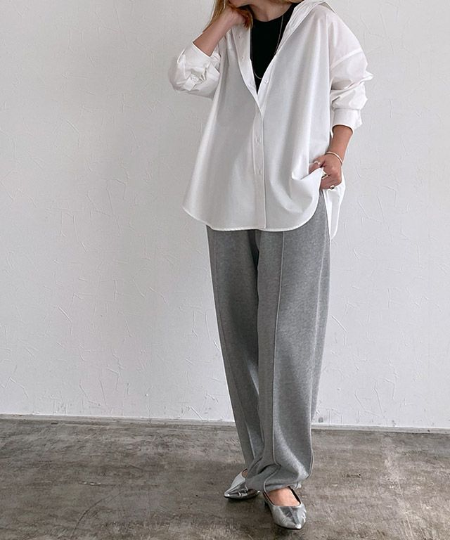 166cm / 杢グレー / M