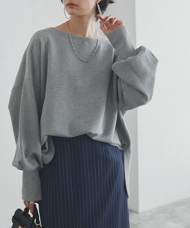 166cm / 杢グレー / M