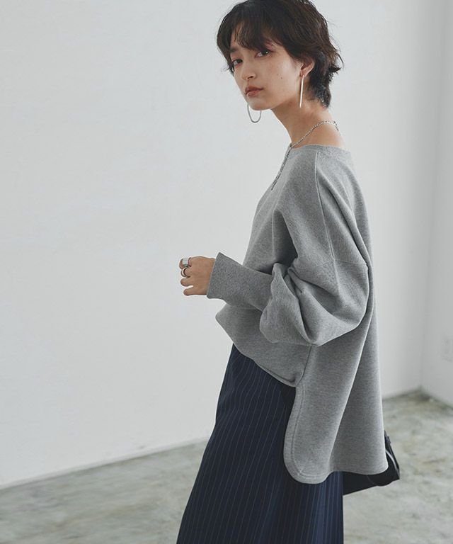 166cm / 杢グレー / M