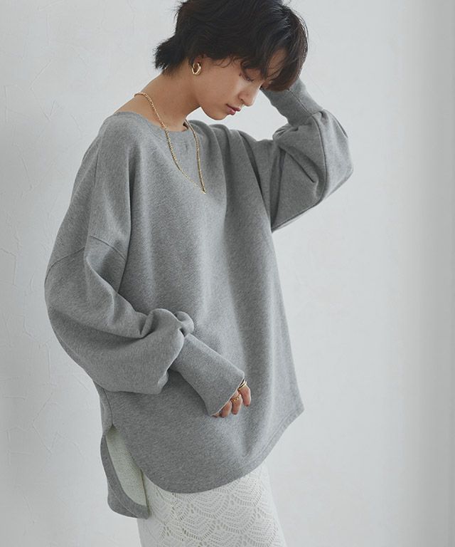 166cm / 杢グレー / M