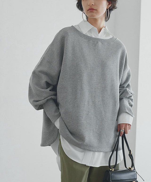 157cm / 杢グレー / M