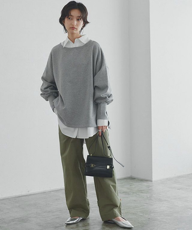 166cm / 杢グレー / M