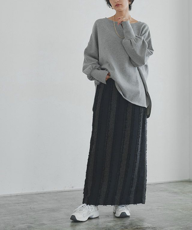 166cm / 杢グレー / M