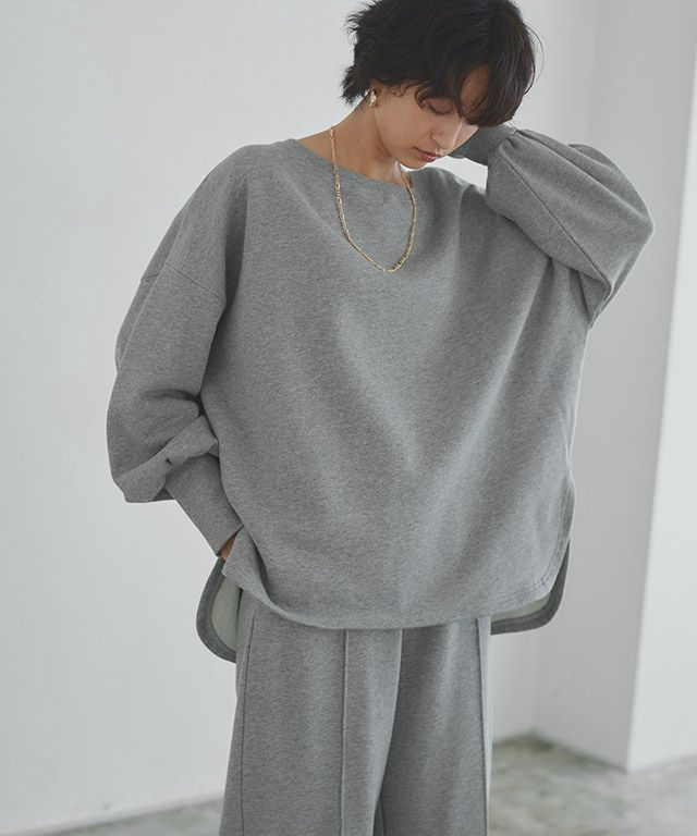 166cm / 杢グレー / M