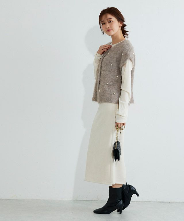 166cm / グレージュ / M