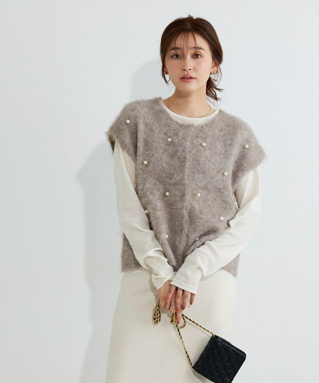 166cm / グレージュ / M