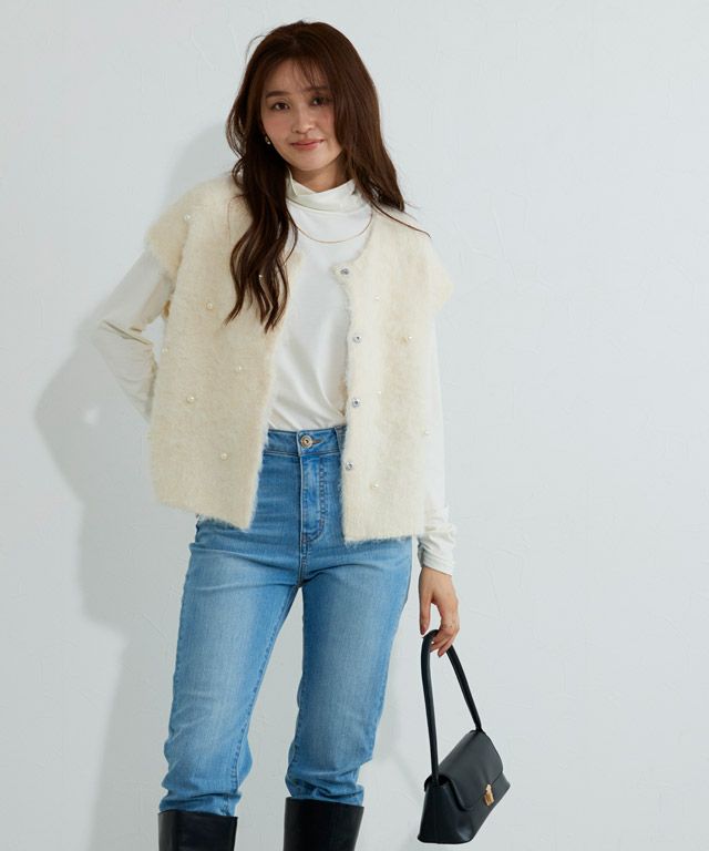 166cm / アイボリー / M