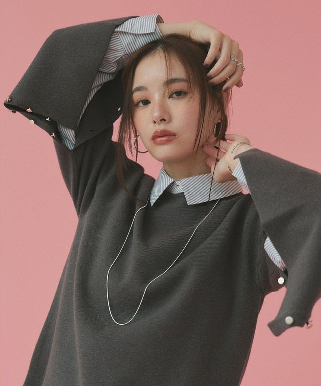 167cm / チャコール / M