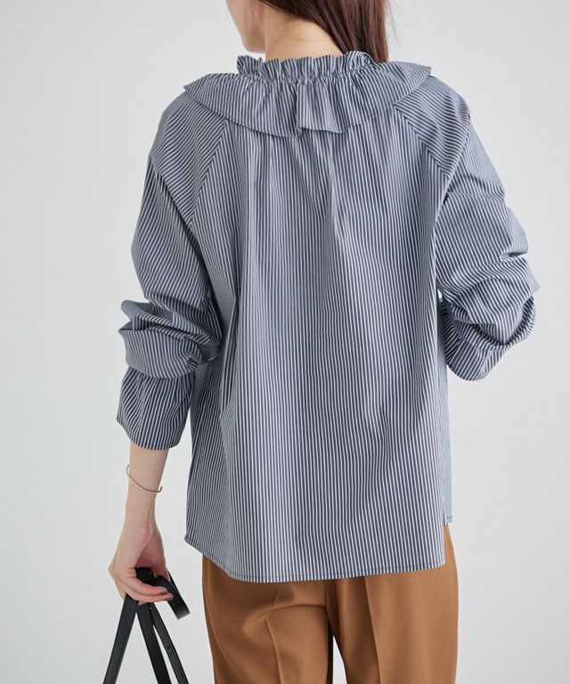 167cm / ストライプ / インディゴ / M