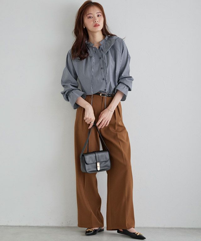 167cm / ストライプ / インディゴ / M