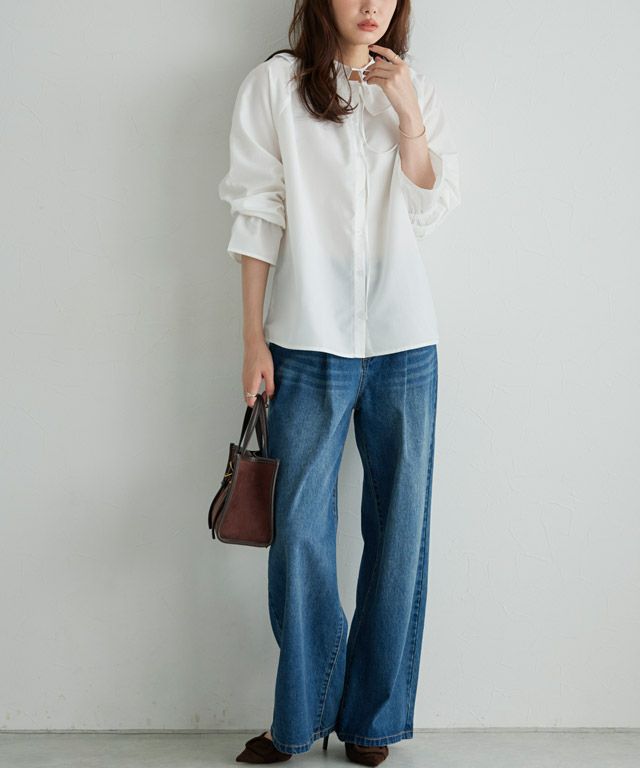 167cm / 無地 / オフホワイト / M