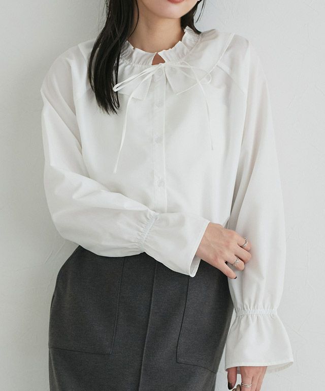 167cm / 無地/オフホワイト / M