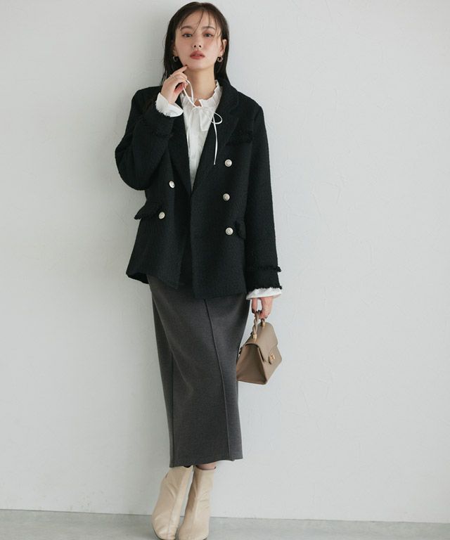 167cm / 無地/オフホワイト / M