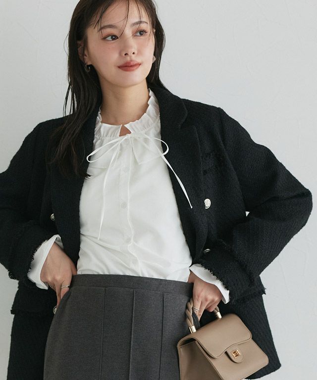 167cm / 無地/オフホワイト / M