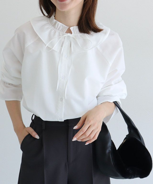 163cm / 無地/オフホワイト / M