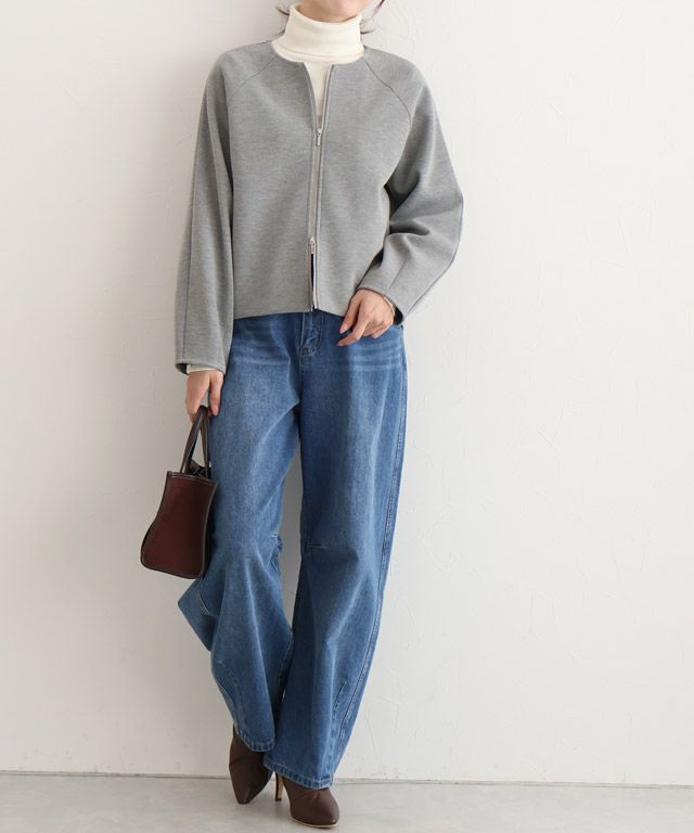 163cm / 杢グレー / M