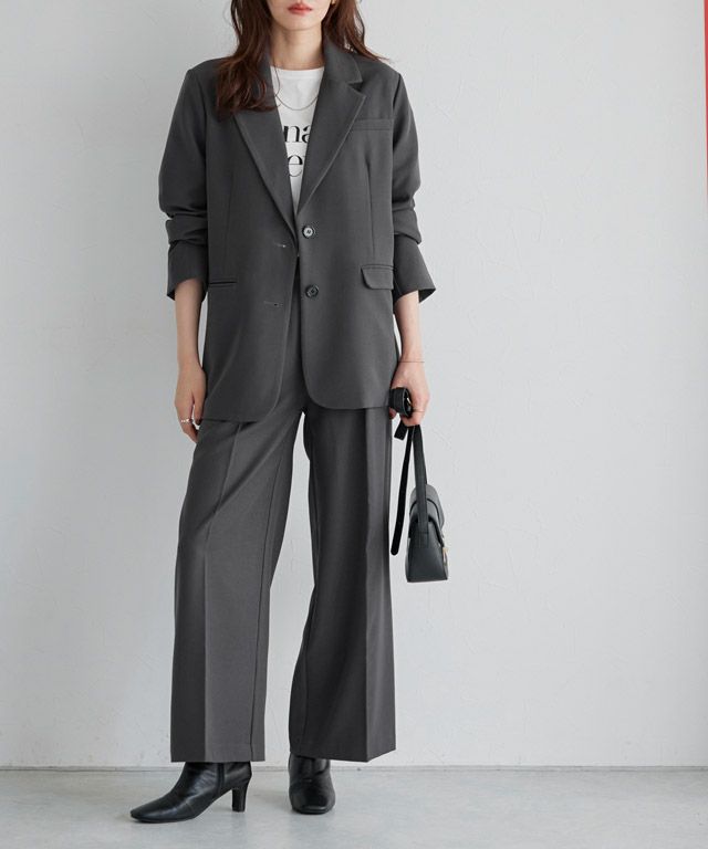 167cm / チャコール / M