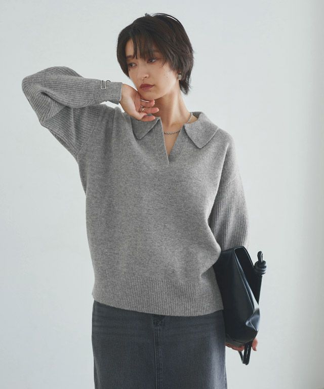 166cm / 杢グレー / M