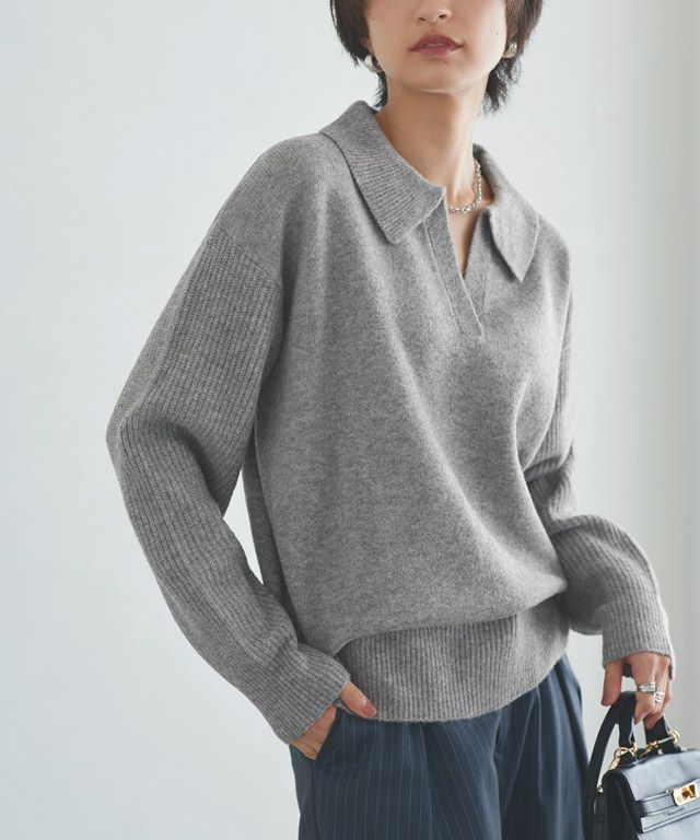 166cm / 杢グレー / M