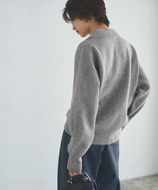 166cm / 杢グレー / M