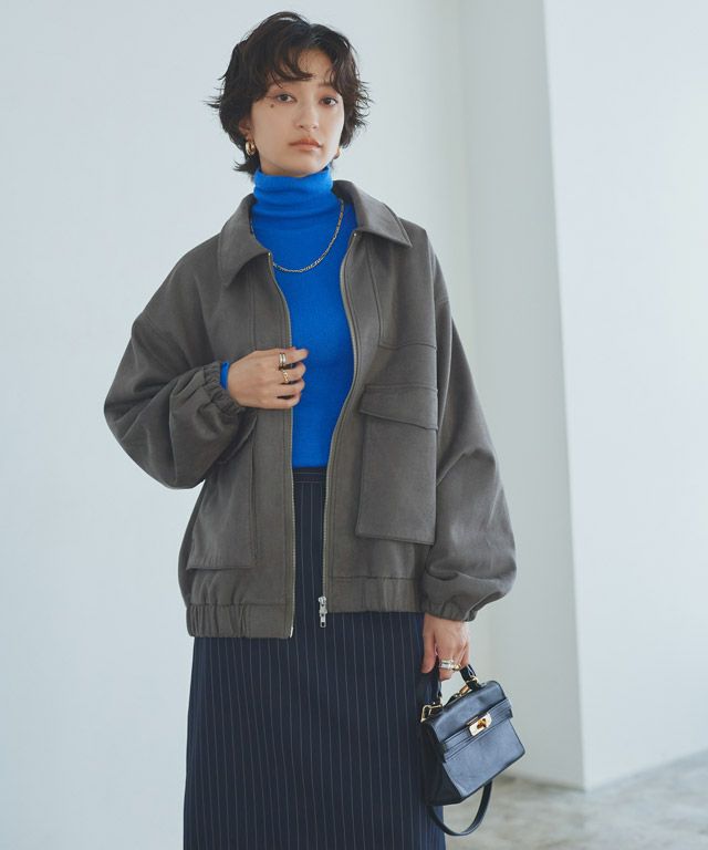 166cm / チャコール / M