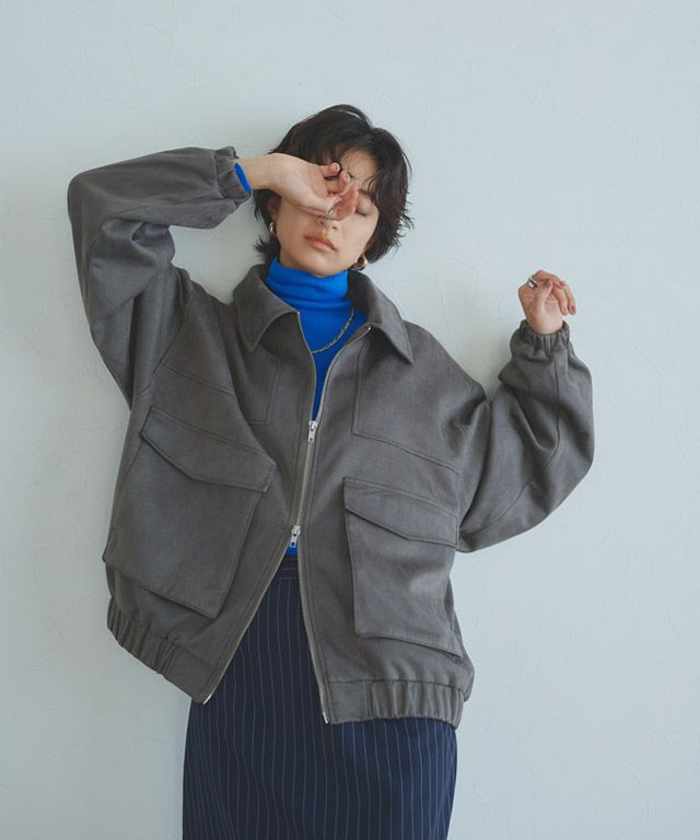 166cm / チャコール / M