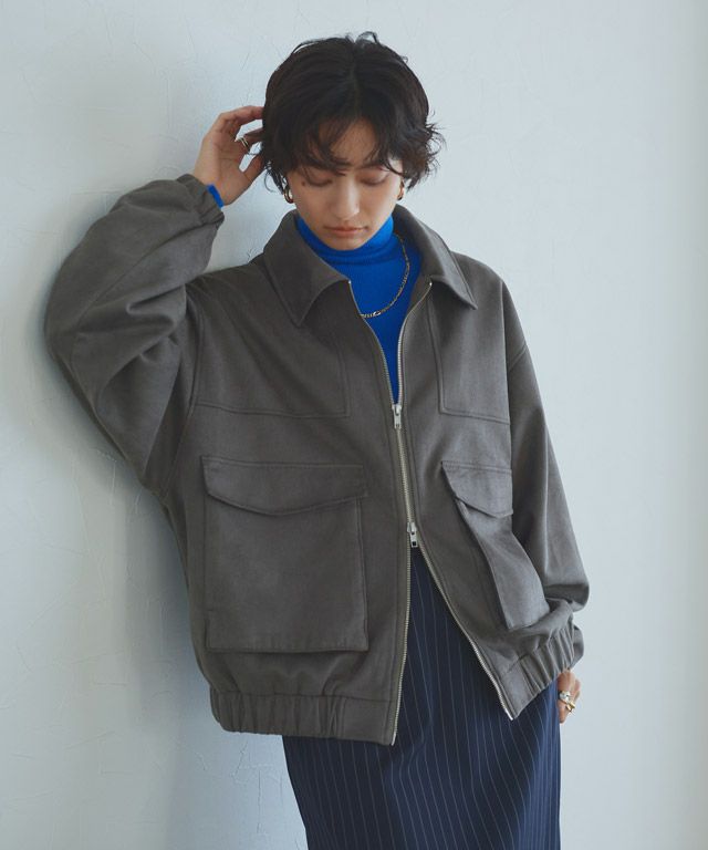 166cm / チャコール / M