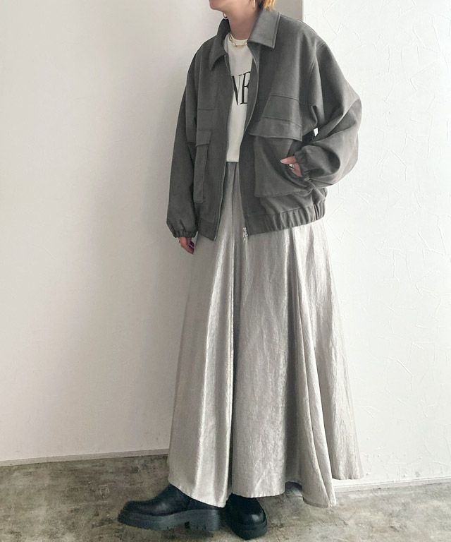 166cm / チャコール / M