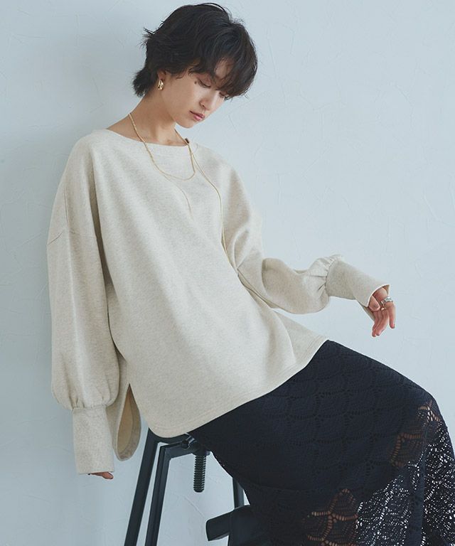 166cm / ブラック×杢オートミール / M