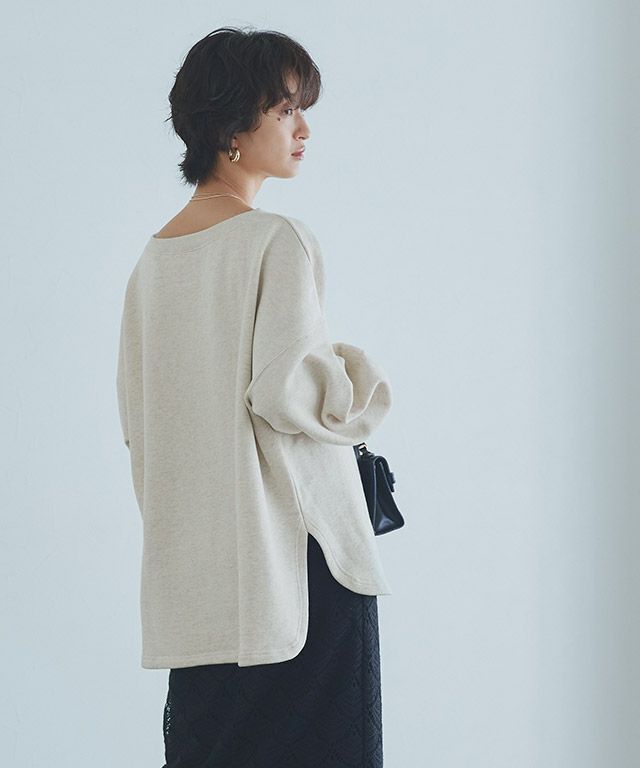 166cm / ブラック×杢オートミール / M