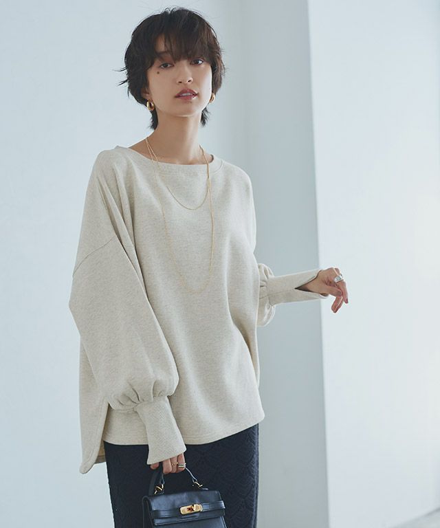 166cm / ブラック×杢オートミール / M