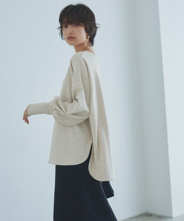 166cm / ブラック×杢オートミール / M