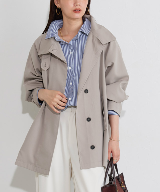 150cm / グレージュ / M