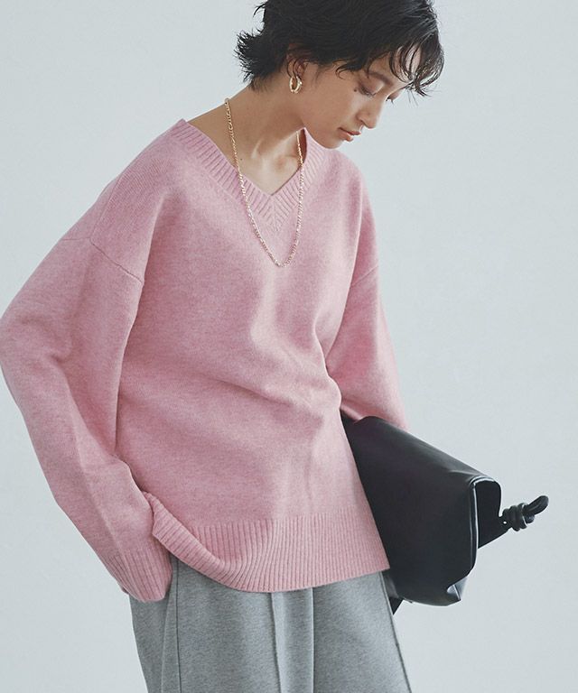 166cm / 杢ピンク / M