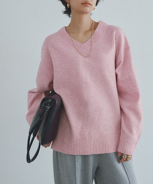 166cm / 杢ピンク / M