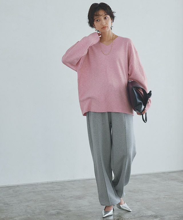 166cm / 杢ピンク / M