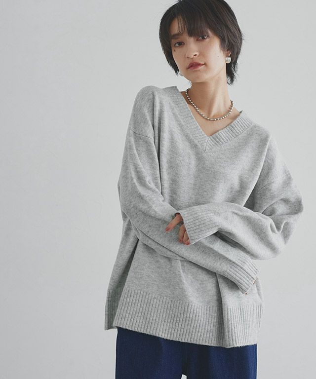 166cm / 杢ライトグレー / M