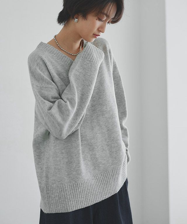 166cm / 杢ライトグレー / M