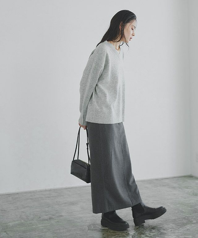 168cm / 杢ライトグレー / M