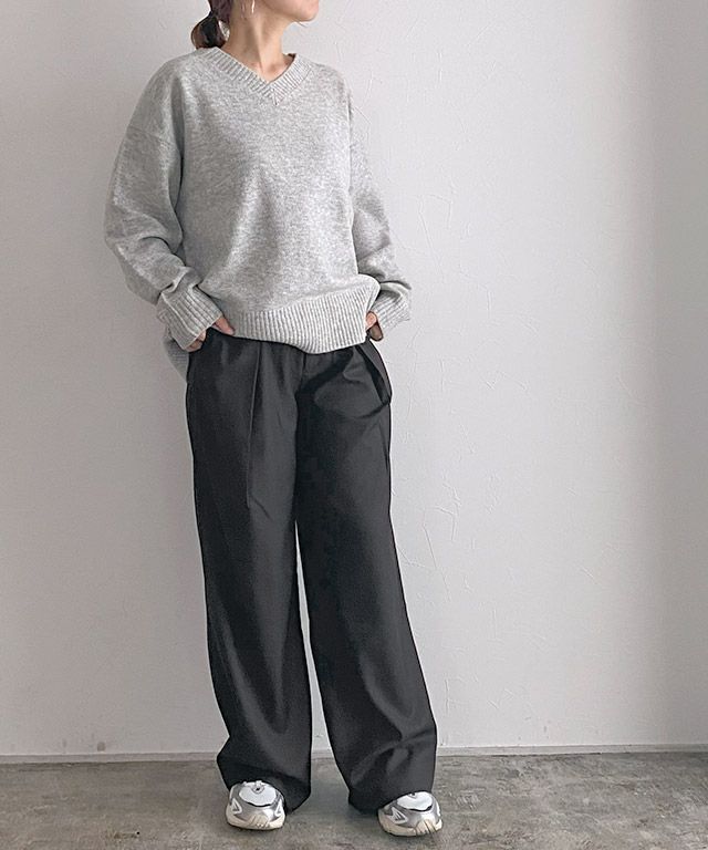 160cm / 杢ライトグレー / M