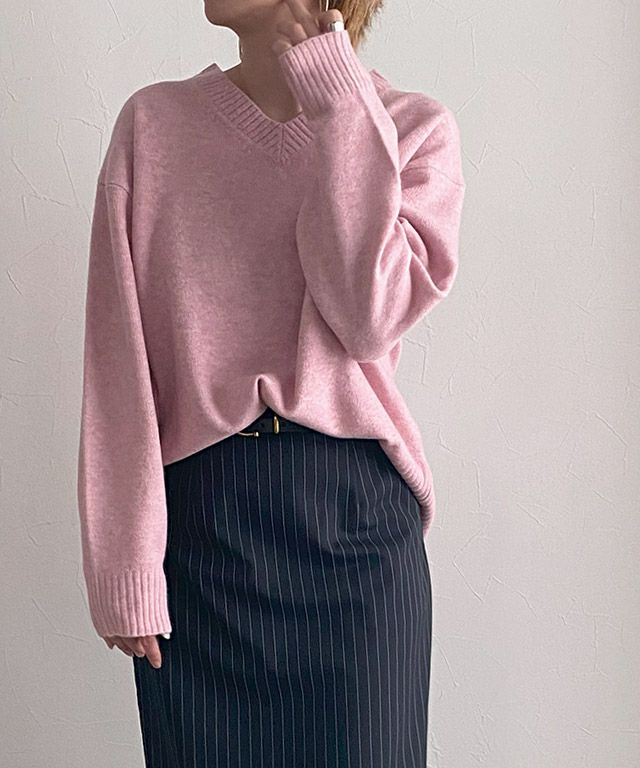 166cm / 杢ピンク / M