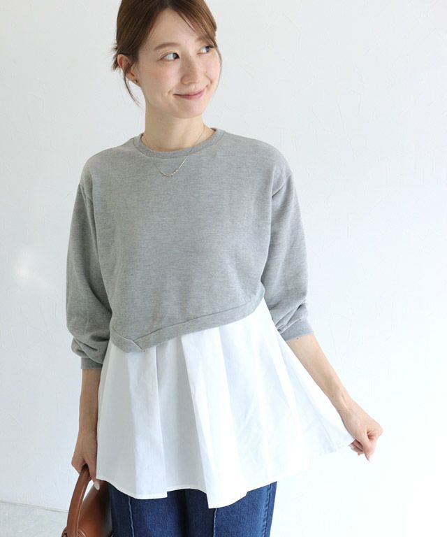 163cm / 杢グレー / M