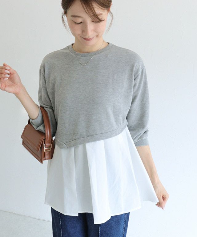 163cm / 杢グレー / M