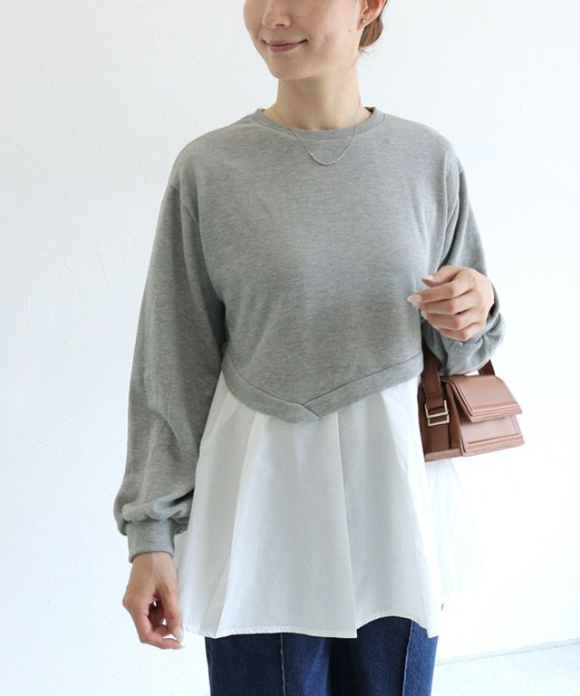 163cm / 杢グレー / M