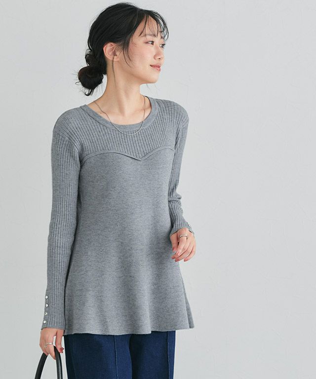 162cm / 杢グレー / M