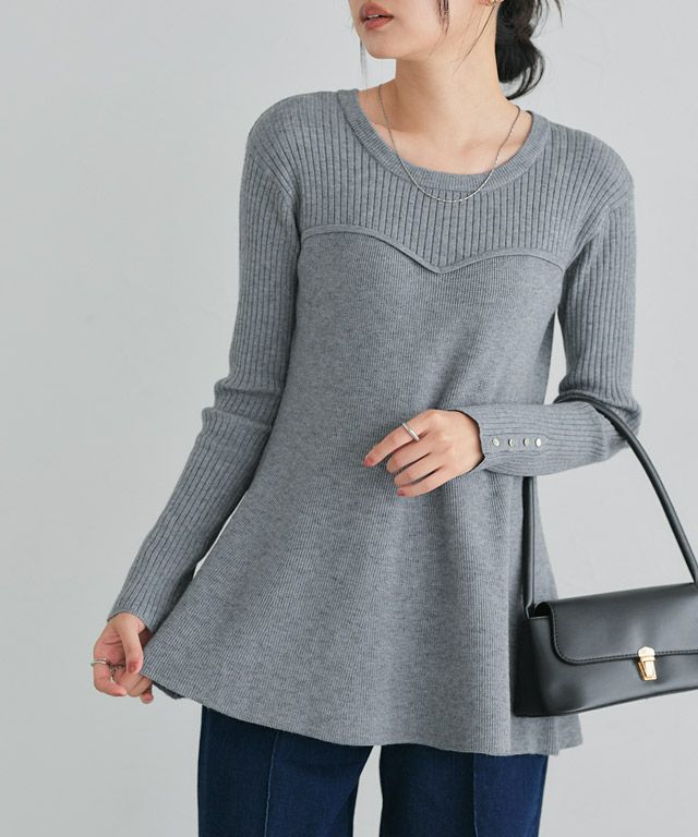 162cm / 杢グレー / M