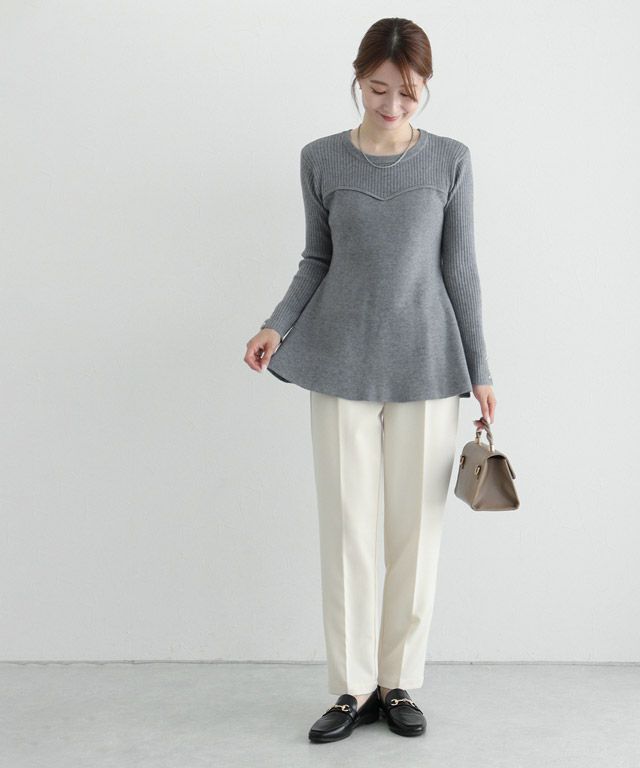 163cm / 杢グレー / M