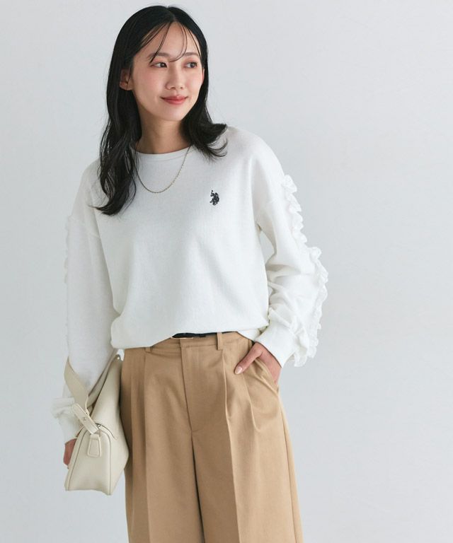 162cm / オフホワイト×チャコール / M