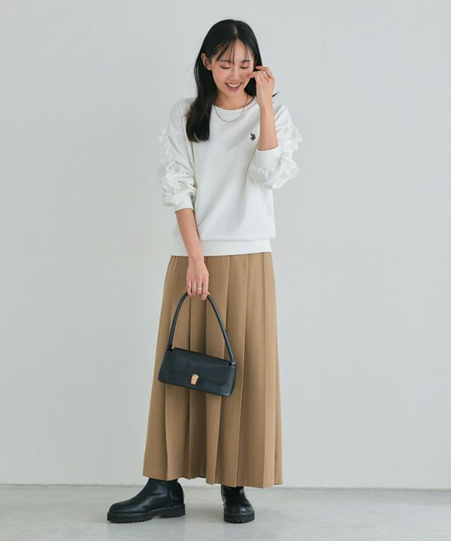 162cm / オフホワイト×チャコール / M