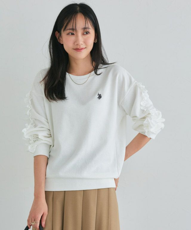 162cm / オフホワイト×チャコール / M